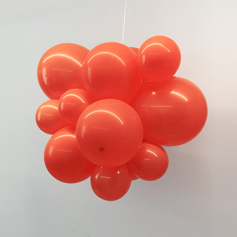 Matte 5" Latex Balloons 100 pcs Coral