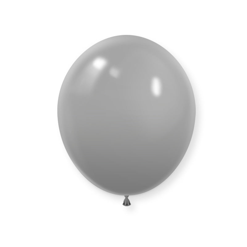 Matte 12" Latex Balloons 25 Pcs Gray