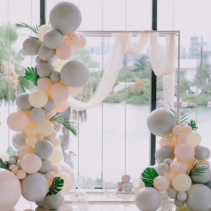 Matte 10" Latex Balloons 100 Pcs Gray