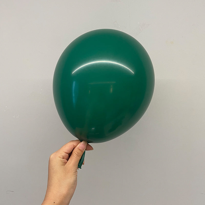 Matte 36" Latex Balloons 5 Pcs Hunter Green