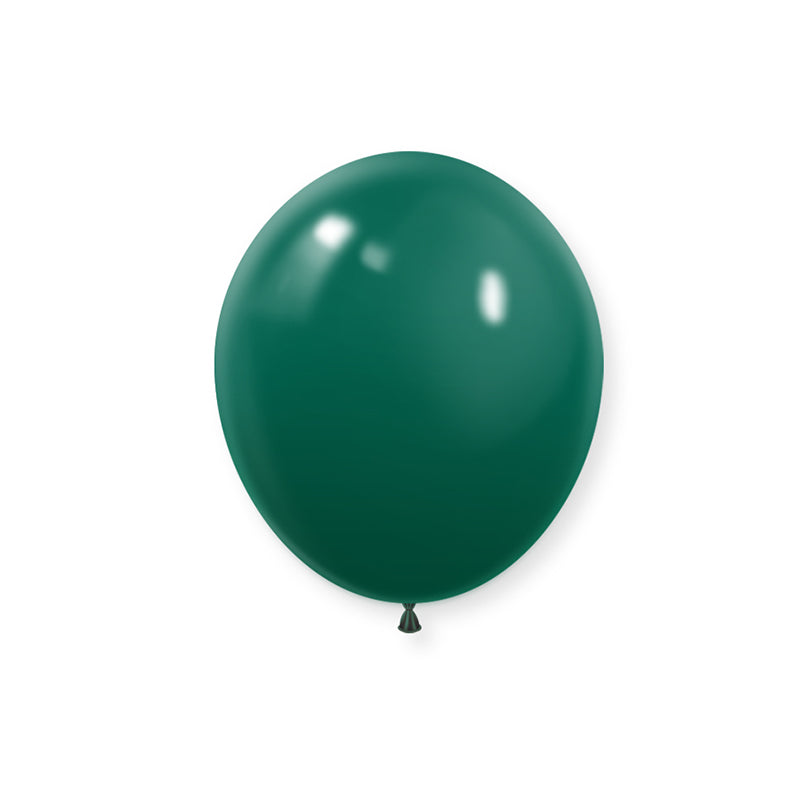 Matte 10" Latex Balloons 100 Pcs Hunter Green