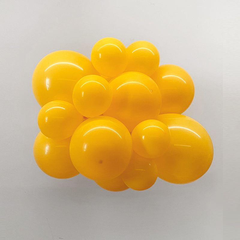Matte 36" Latex Balloons 5 Pcs Lemon