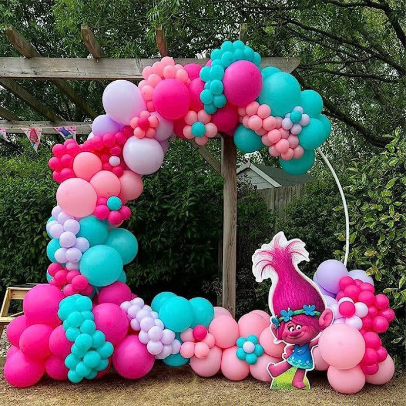 Matte 5" Latex Balloons 100 pcs Light Pink