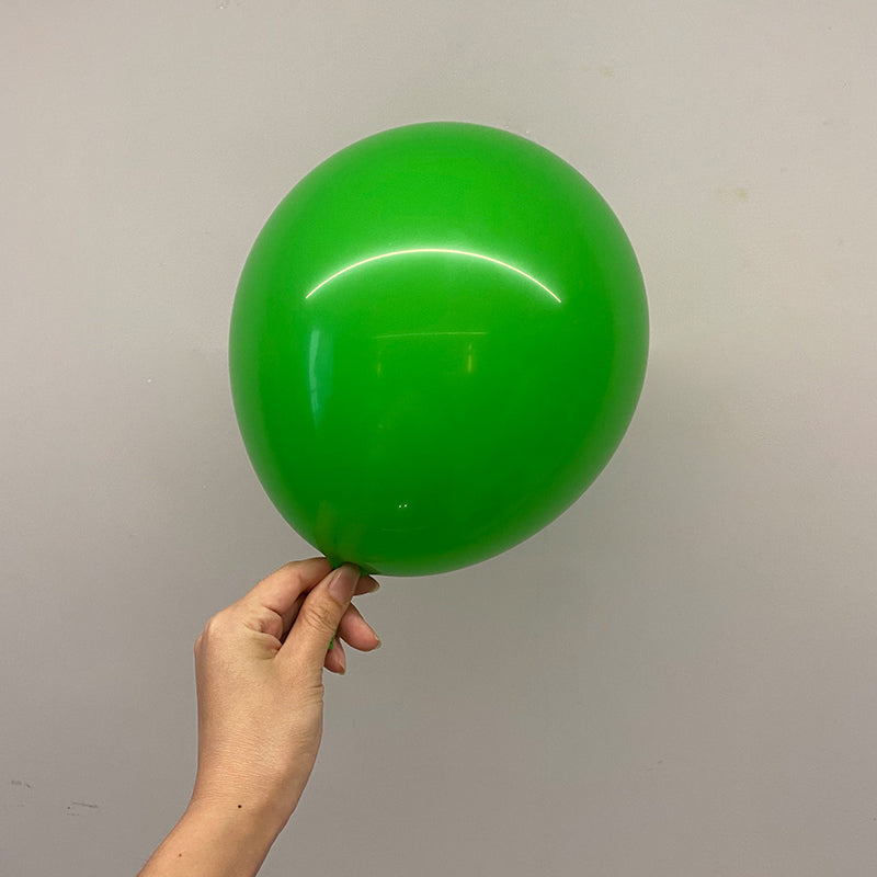 Matte 18" Latex Balloons 10 Pcs Lime Green
