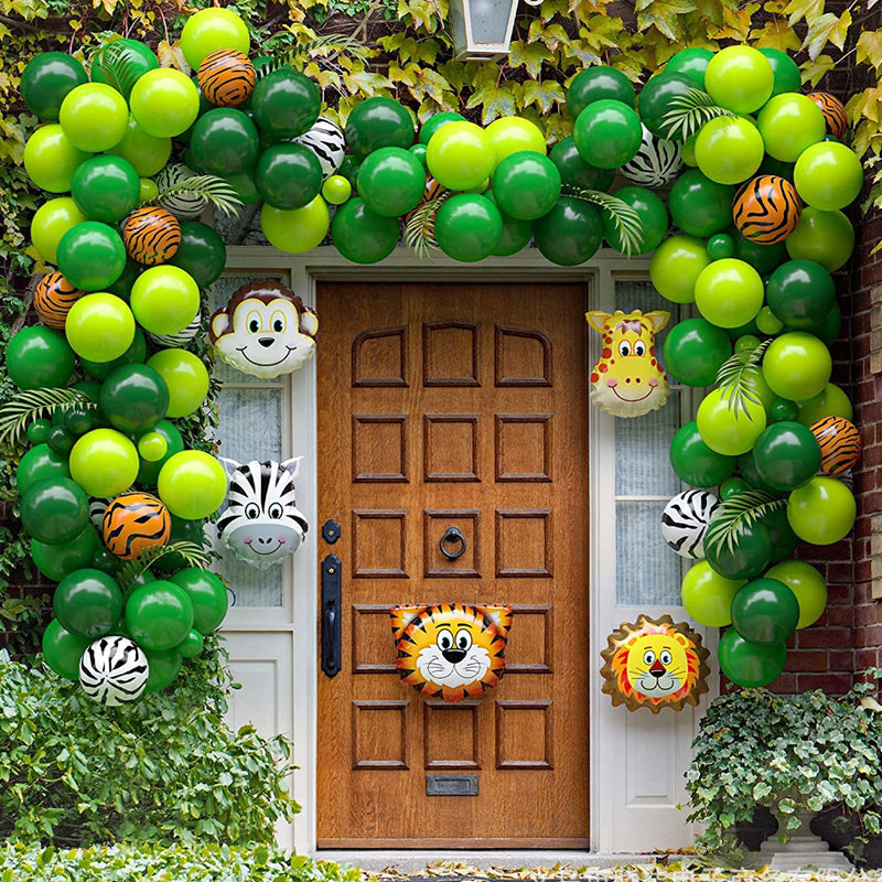 Matte 18" Latex Balloons 10 Pcs Lime Green