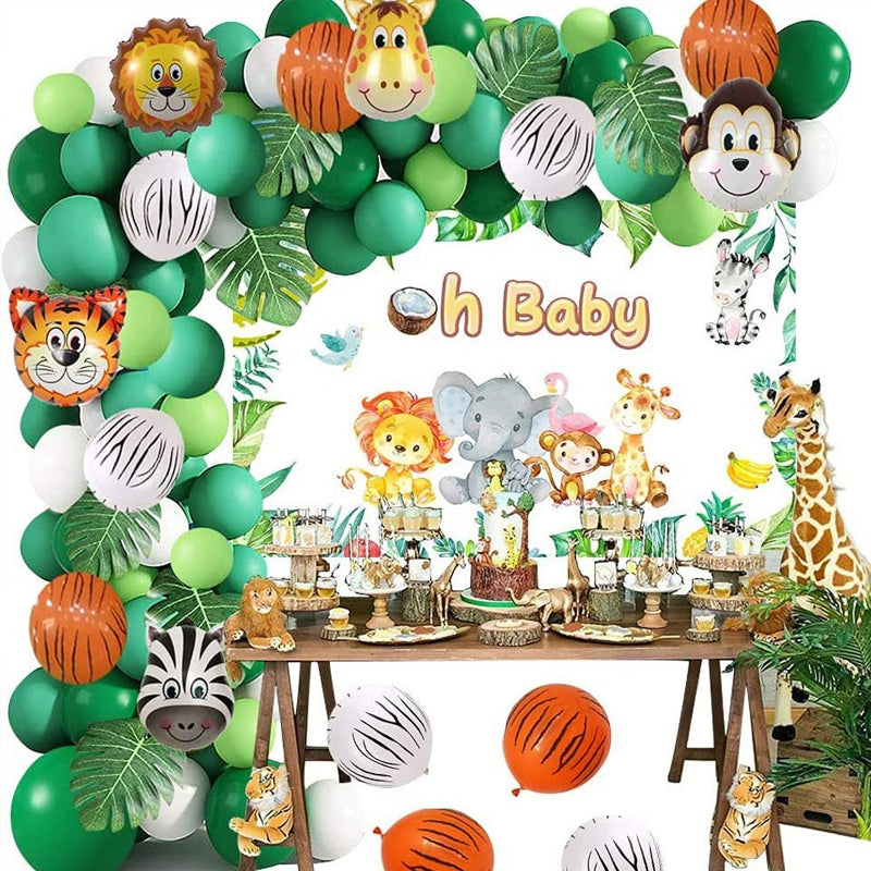 Matte 18" Latex Balloons 10 Pcs Mid Green