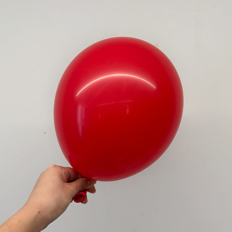 Matte 18" Latex Balloons 10 Pcs Red