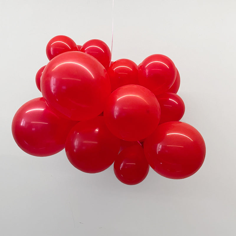Matte 12" Latex Balloons 25 Pcs Red