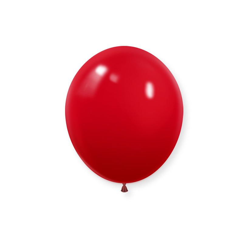 Matte 10" Latex Balloons 100 Pcs Red