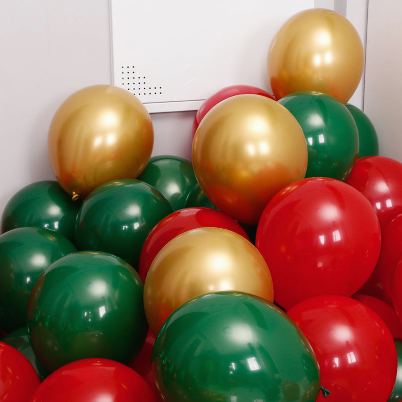 Matte 18" Latex Balloons 10 Pcs Red