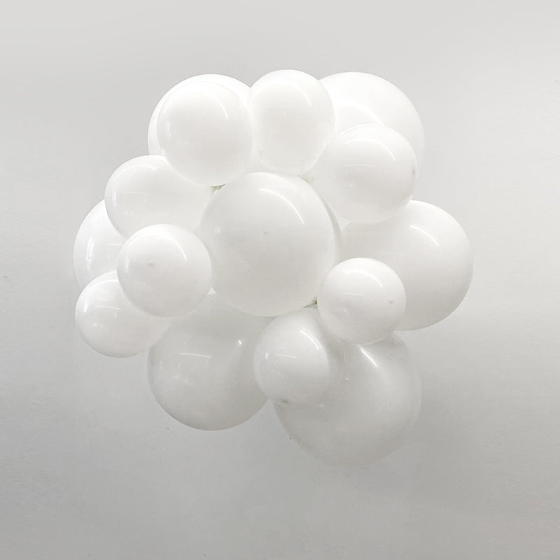 Matte 18" Latex Balloons 10 Pcs White