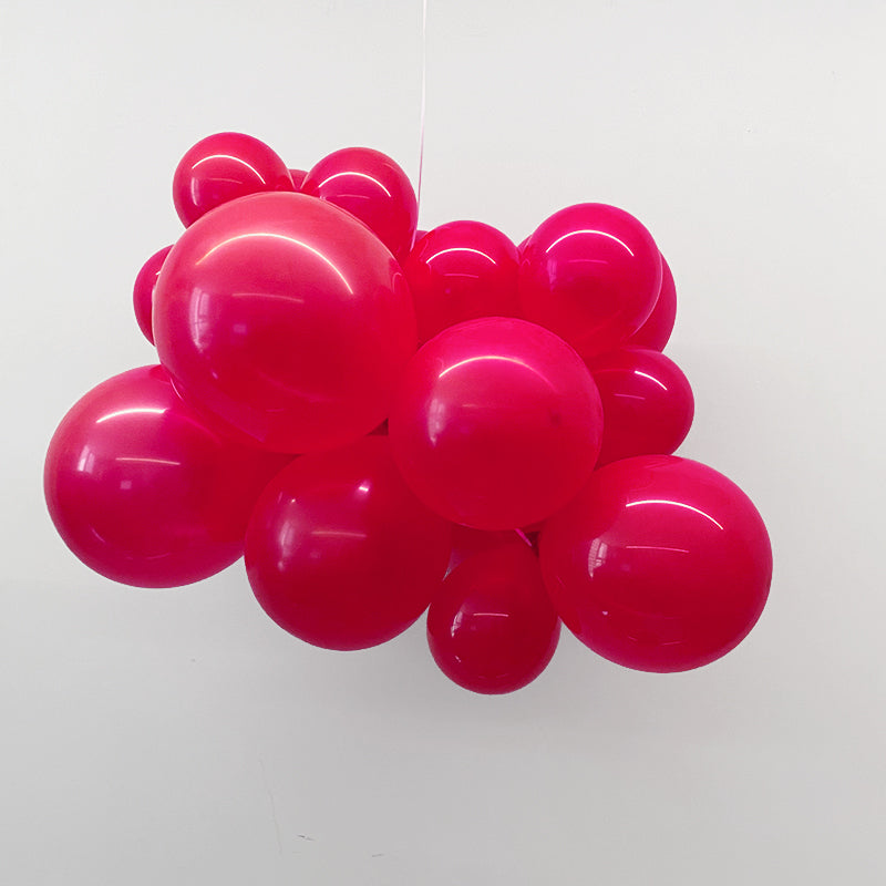 Matte 18" Latex Balloons 10 Pcs Wild Red
