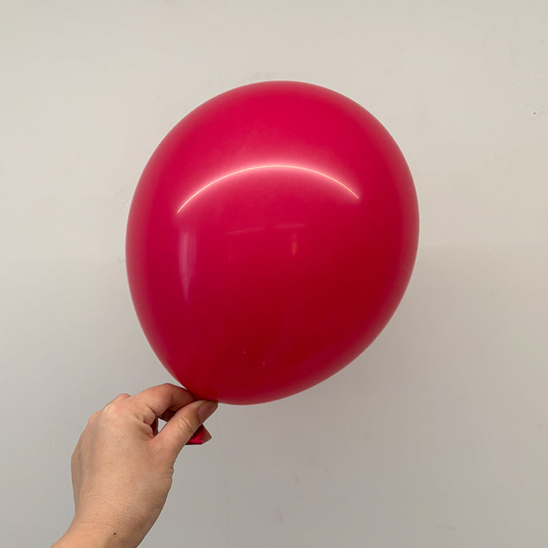Matte 18" Latex Balloons 10 Pcs Wild Red