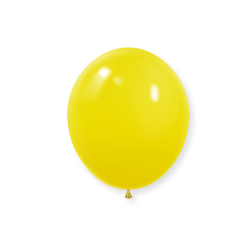 Matte 10" Latex Balloons 100 Pcs Yellow