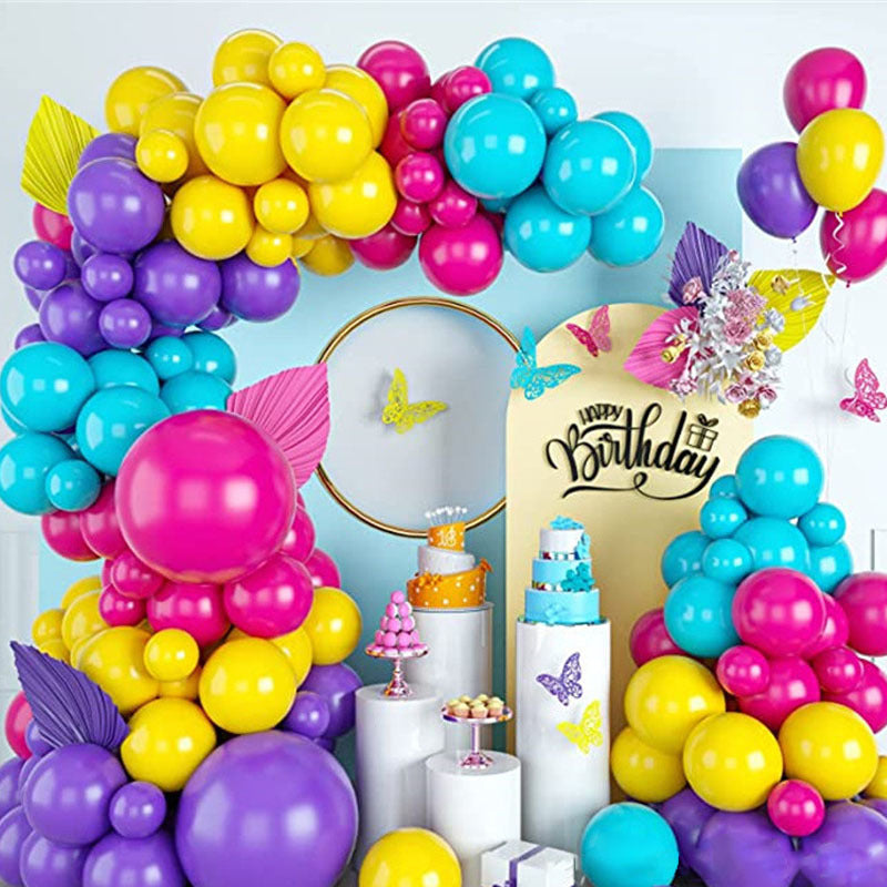 Matte 18" Latex Balloons 10 Pcs Yellow