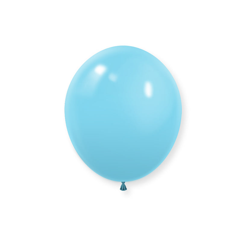 Matte 10" Latex Balloons 100 Pcs Baby Blue