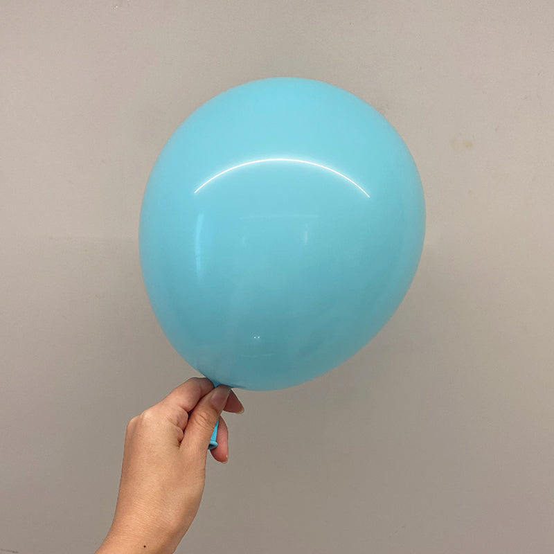 Matte 36" Latex Balloons 5 Pcs Baby Blue
