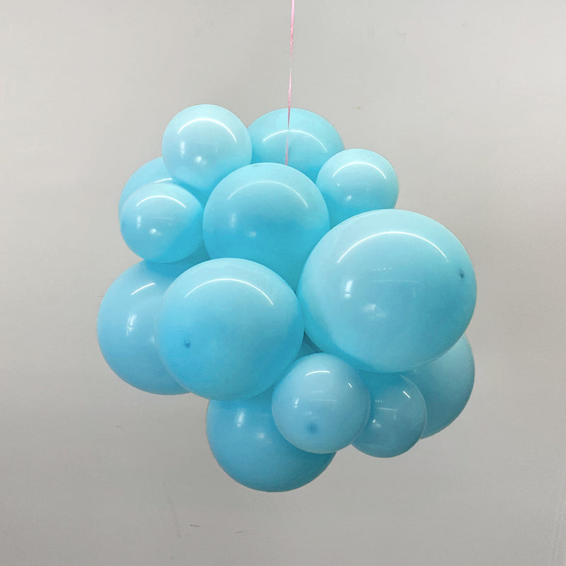 Matte 5" Latex Balloons 100 pcs Baby Blue