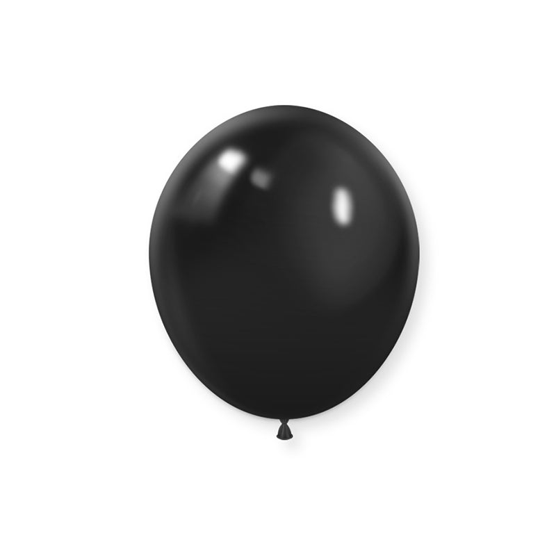 Matte 10" Latex Balloons 100 Pcs Black