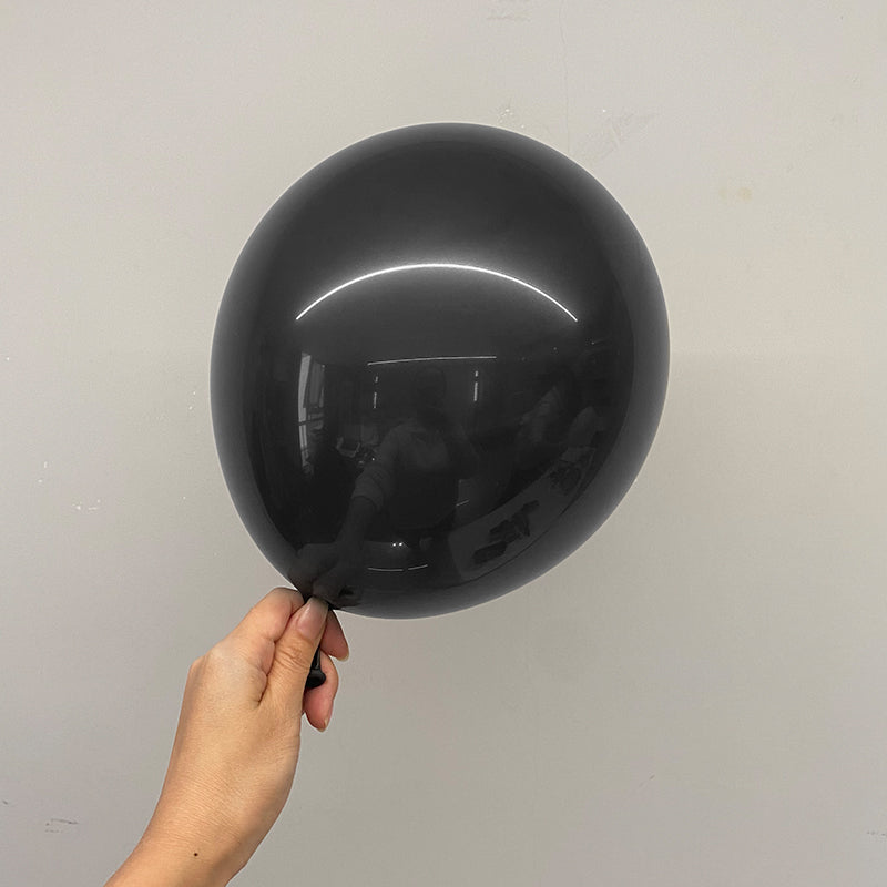 Matte 36" Latex Balloons 5 Pcs Black