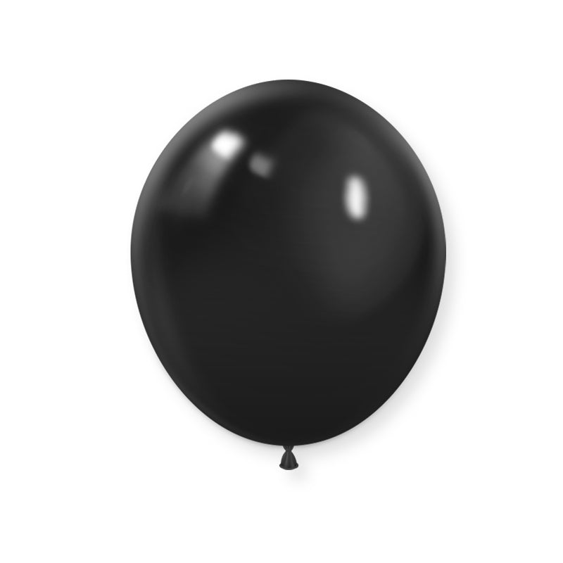Matte 12" Latex Balloons 25 Pcs Black