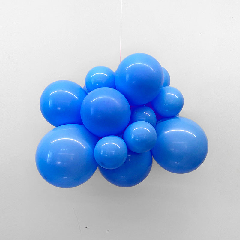 Matte 5" Latex Balloons 100 pcs Mid Blue