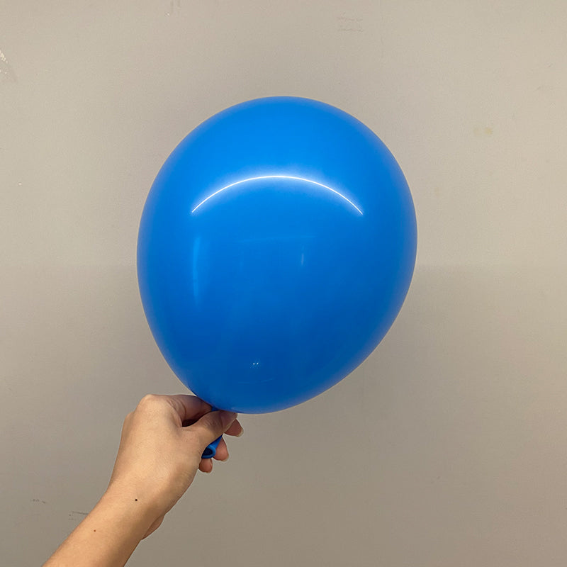 Matte 5" Latex Balloons 100 pcs Mid Blue