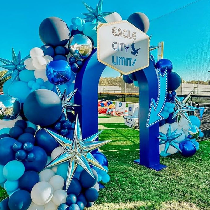 Matte 5" Latex Balloons 100 pcs Royal Blue
