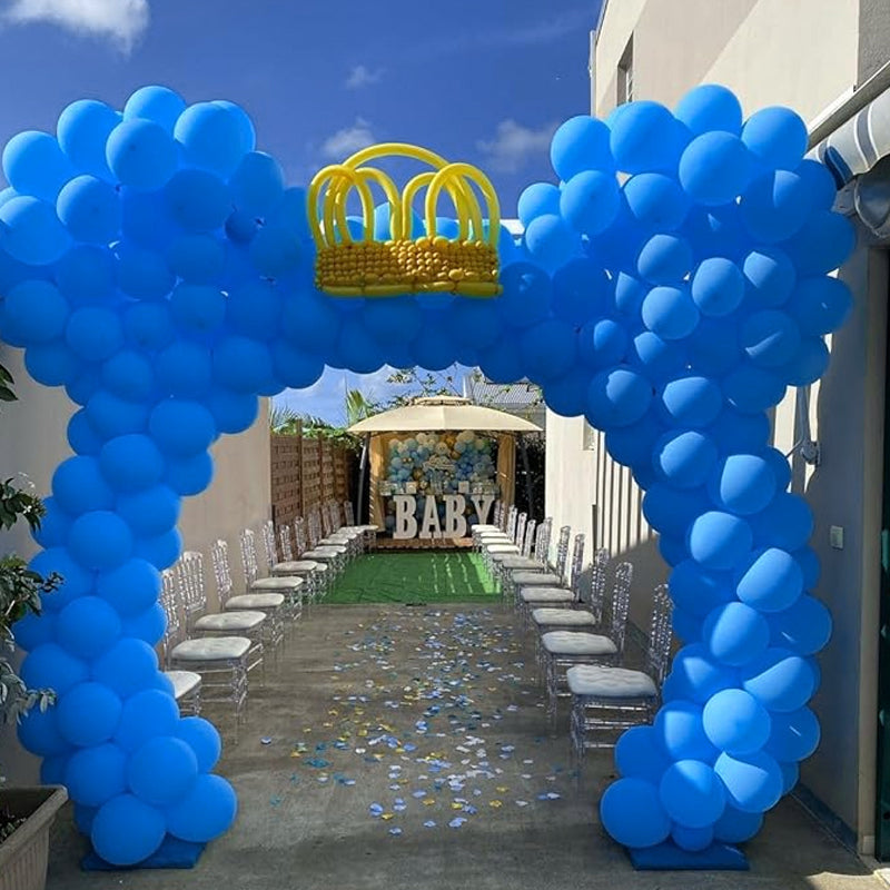 Matte 5" Latex Balloons 100 pcs Light Blue