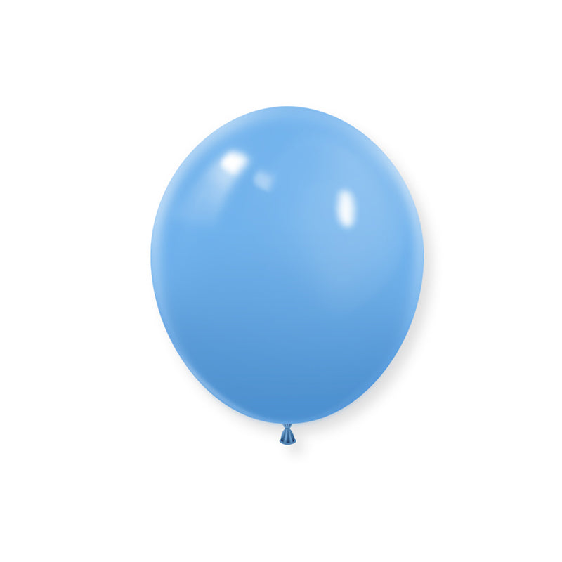 Matte 10" Latex Balloons 100 Pcs Light Blue