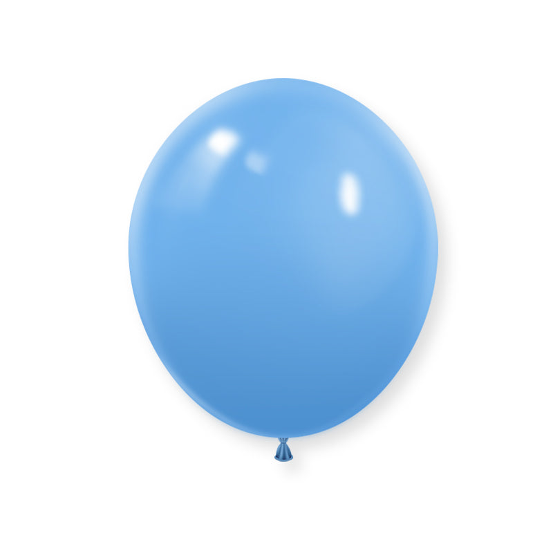 Matte 12" Latex Balloons 25 Pcs Light Blue
