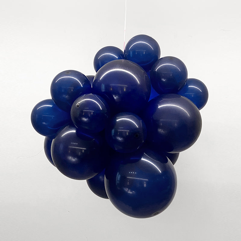 Matte 5" Latex Balloons 100 pcs Navy Blue