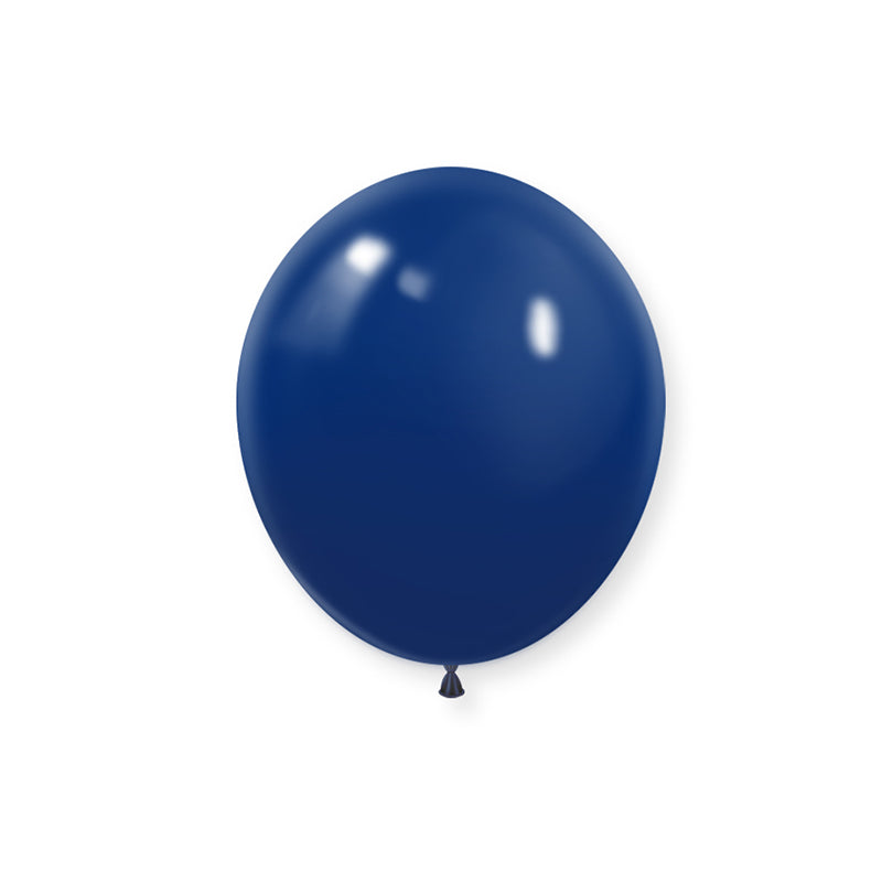 Matte 10" Latex Balloons 100 Pcs Navy Blue