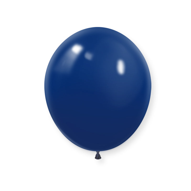 Matte 12" Latex Balloons 25 Pcs Navy Blue