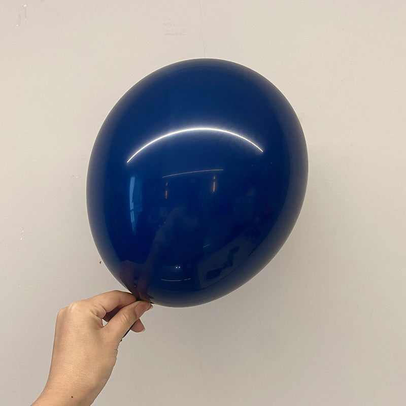 Matte 5" Latex Balloons 100 pcs Navy Blue