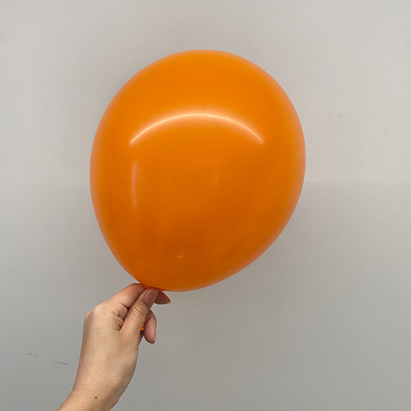 Matte 12" Latex Balloons 25 Pcs Orange
