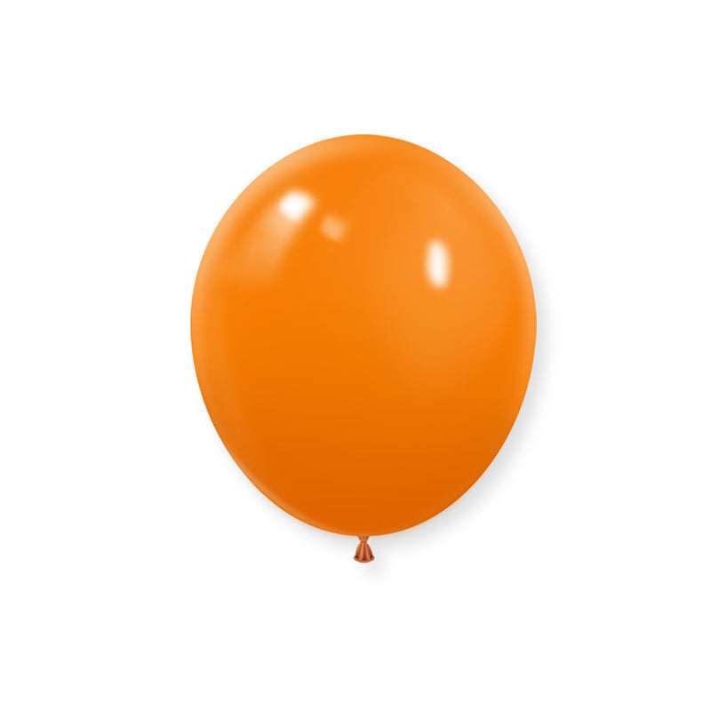 Matte 10" Latex Balloons 100 Pcs Orange