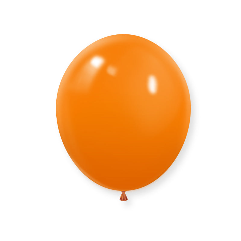 Matte 12" Latex Balloons 25 Pcs Orange