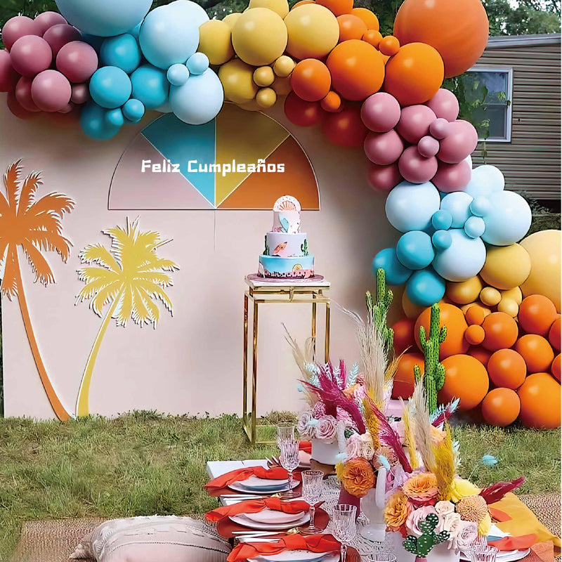 Matte 12" Latex Balloons 25 Pcs Orange
