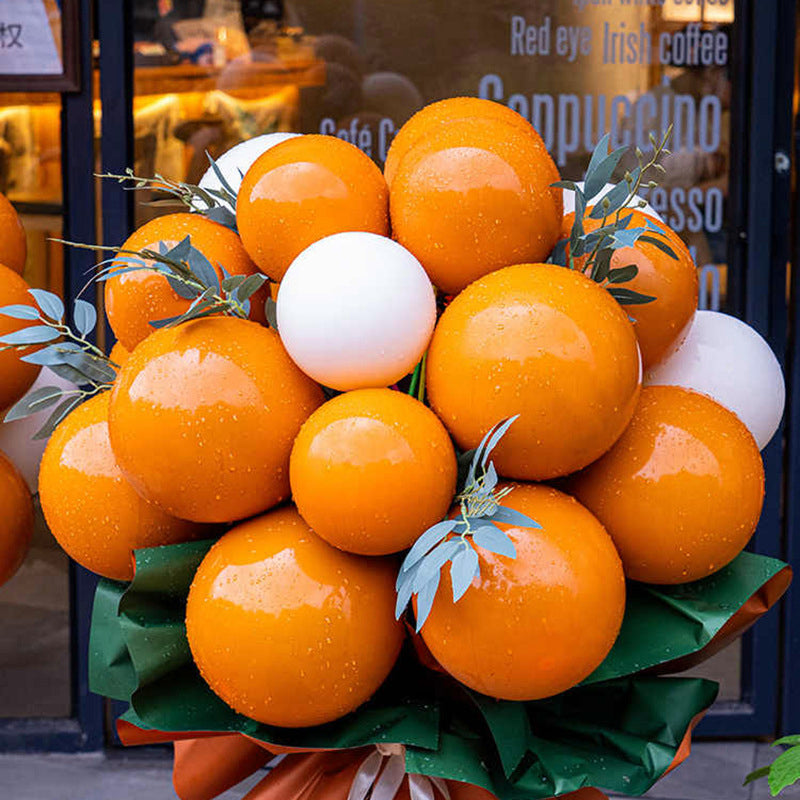 Matte 12" Latex Balloons 25 Pcs Orange