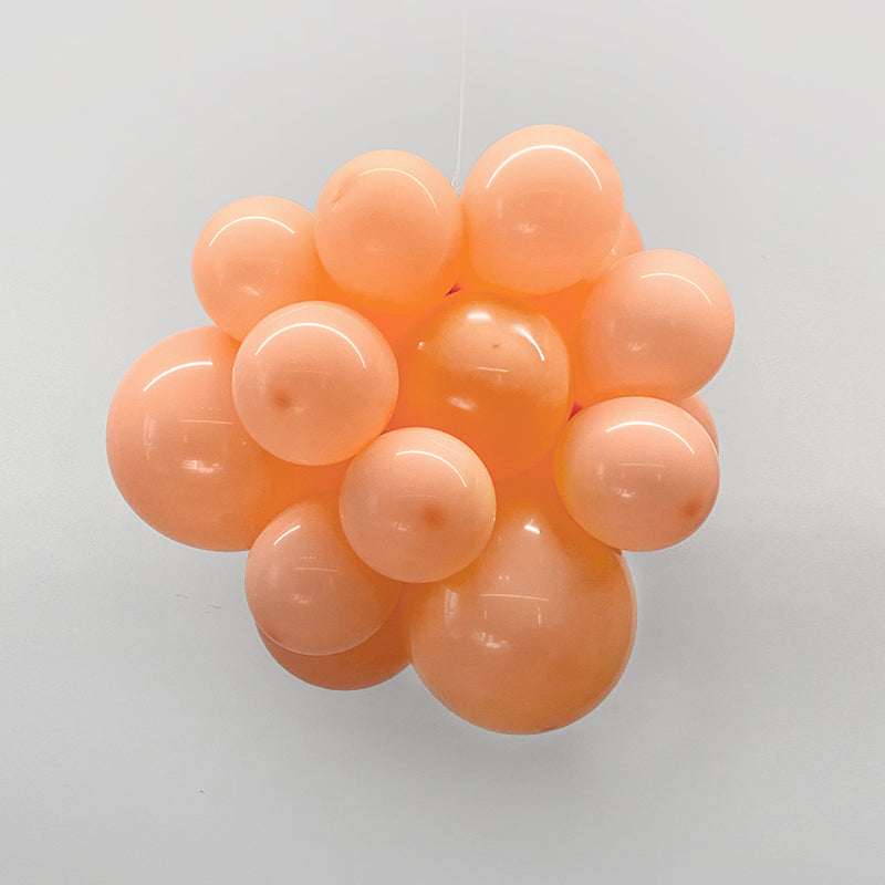 Matte 18" Latex Balloons 10 Pcs Peach