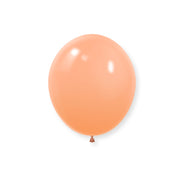 Matte 10" Latex Balloons 100 Pcs Peach