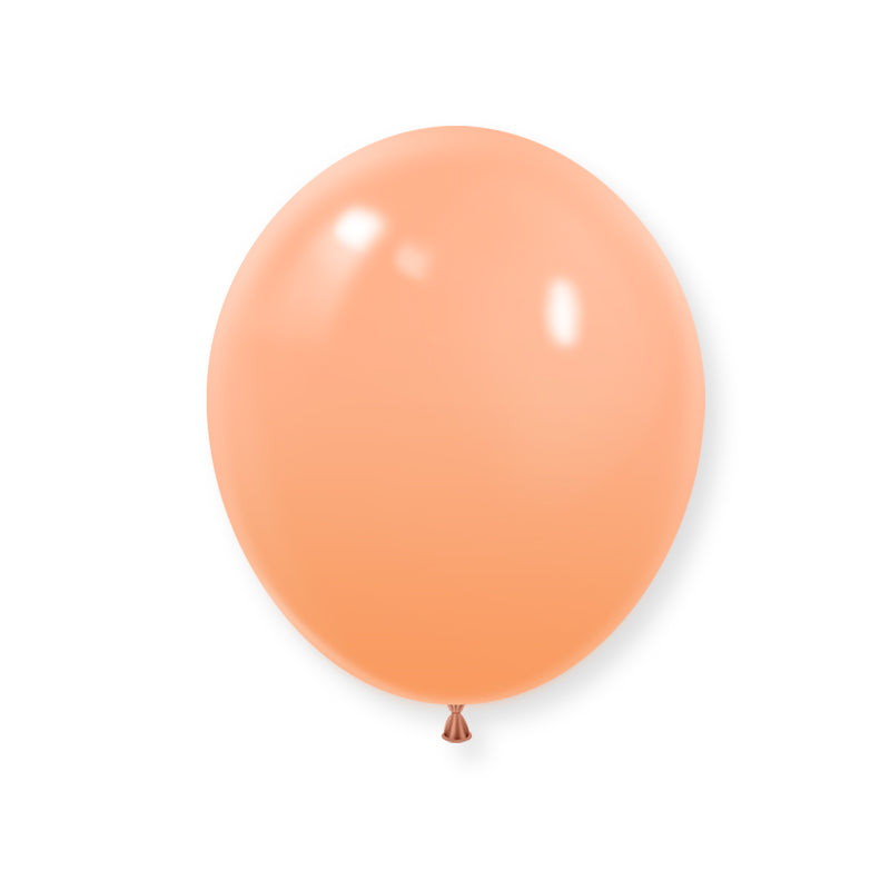 Matte 12" Latex Balloons 25 Pcs Peach