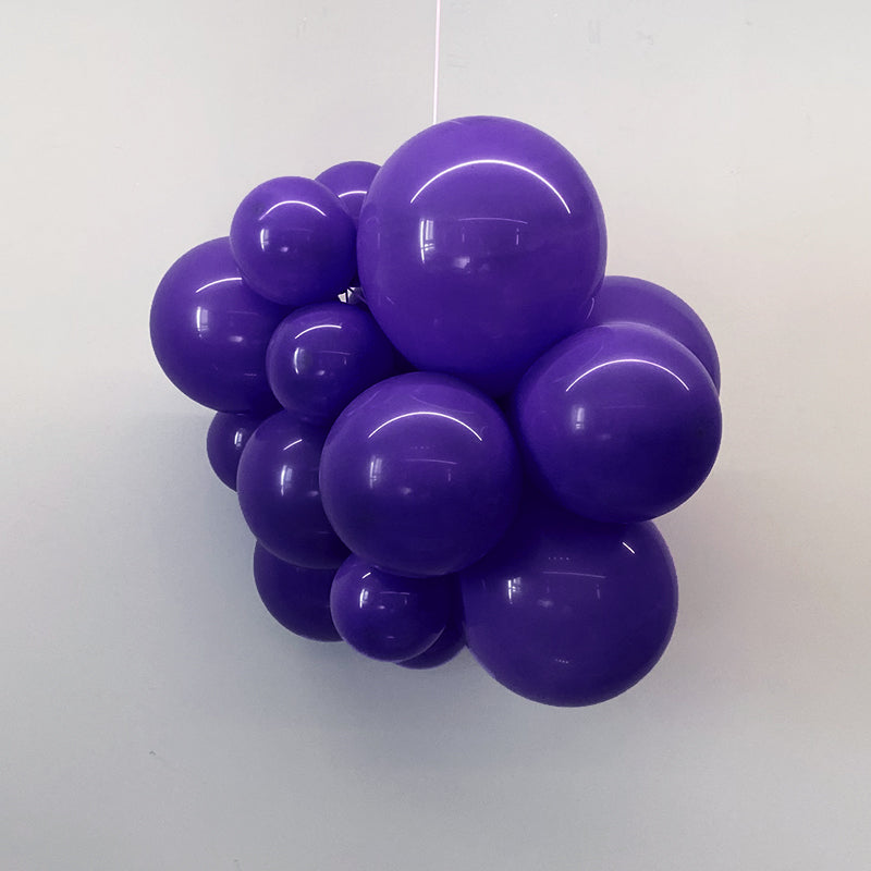 Matte 5" Latex Balloons 100 pcs Purple