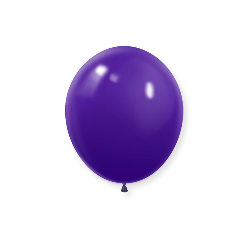 Matte 10" Latex Balloons 100 Pcs Purple