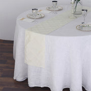 Polyester 108"x12" Table Runner Beige