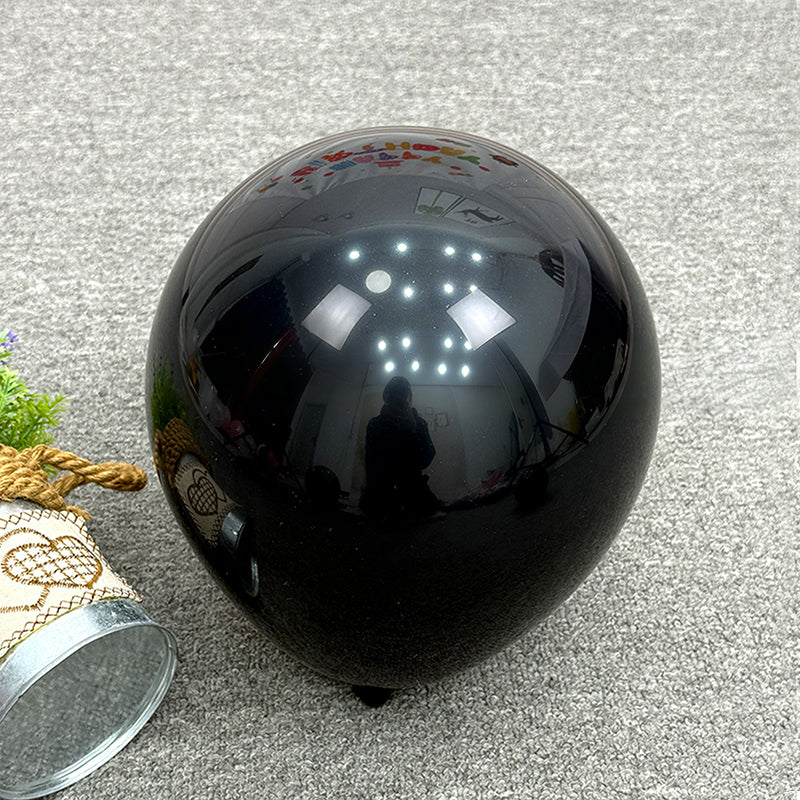 Black Balloons Latex Helium Matte Black Balloons for Baby Shower Birthday Graduation Casino Gaming Anniversary Retirement Pirate Race Car Theme Party Decorations