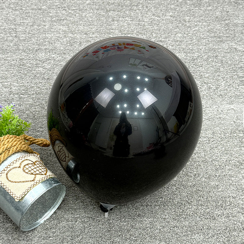Black Balloons Latex Helium Matte Black Balloons for Baby Shower Birthday Graduation Casino Gaming Anniversary Retirement Pirate Race Car Theme Party Decorations