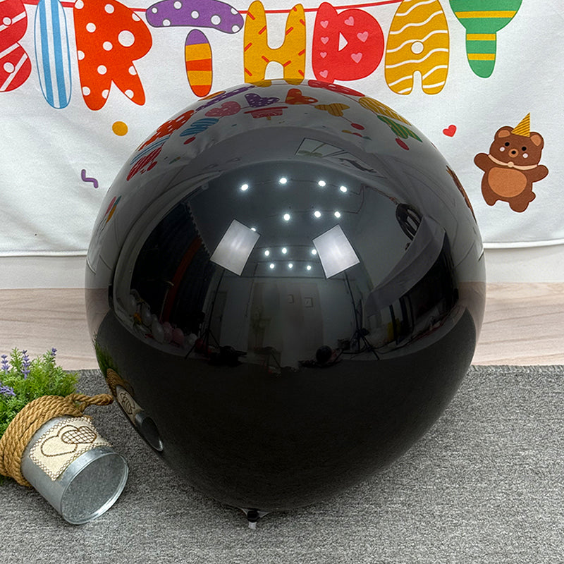 Black Balloons Latex Helium Matte Black Balloons for Baby Shower Birthday Graduation Casino Gaming Anniversary Retirement Pirate Race Car Theme Party Decorations