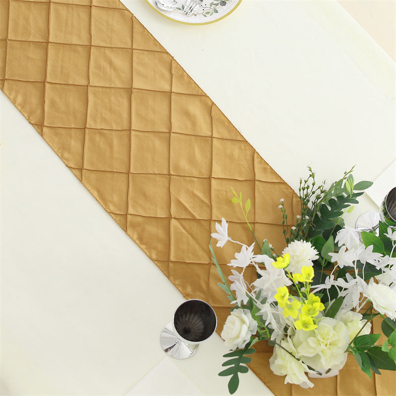 Polyester 108"x12" Table Runner Beige